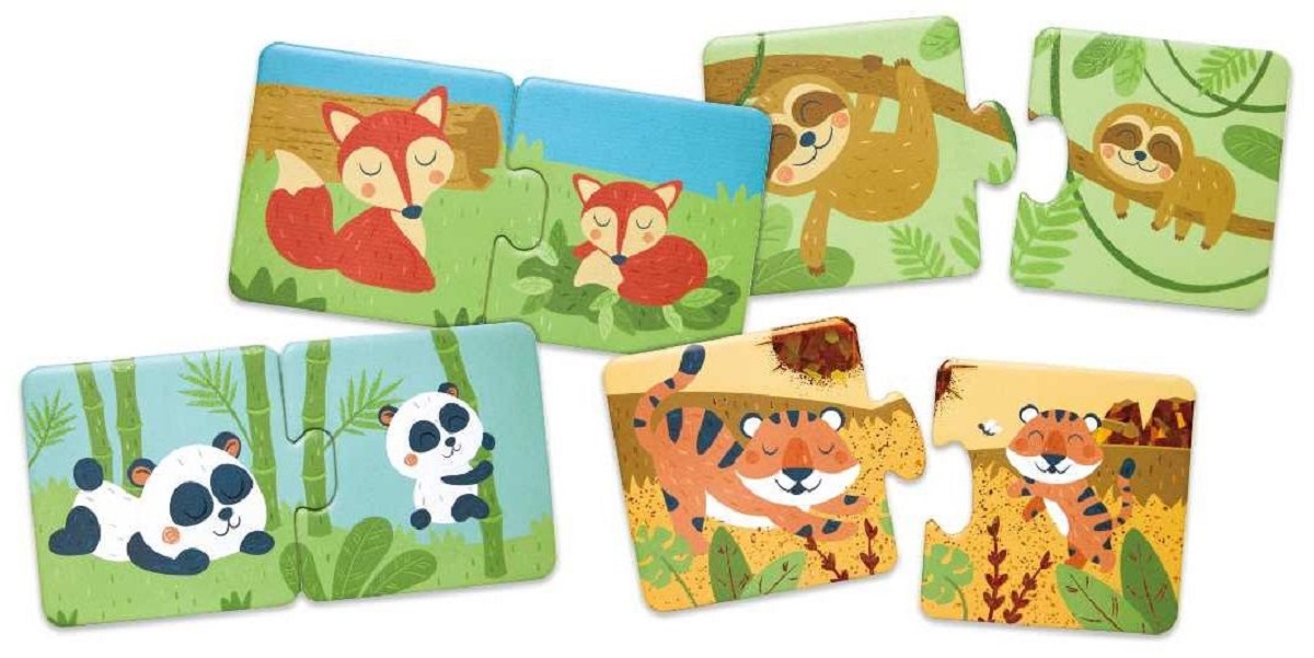 Imaginea produsului 'Puzzle. Potrivește perechea. Animale și pui'