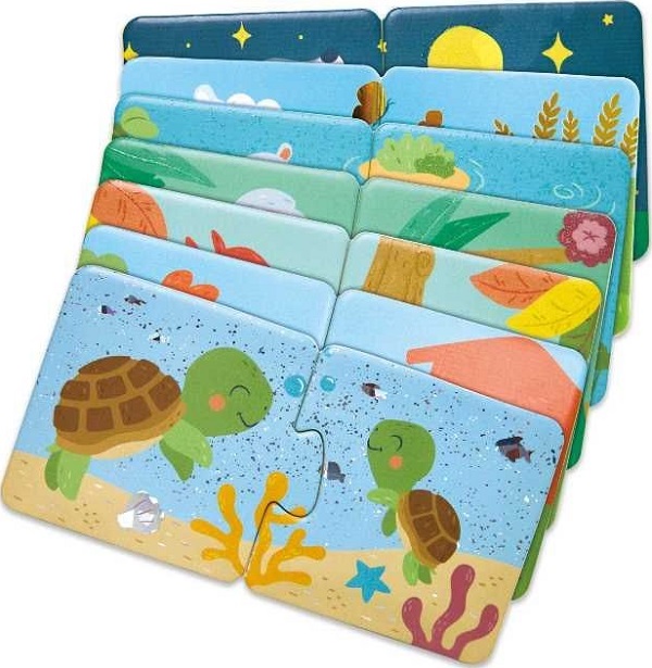 Imaginea produsului 'Puzzle. Potrivește perechea. Animale și pui'