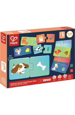 Imaginea produsului 'Puzzle: Potrivește perechea. Animale și gustări'