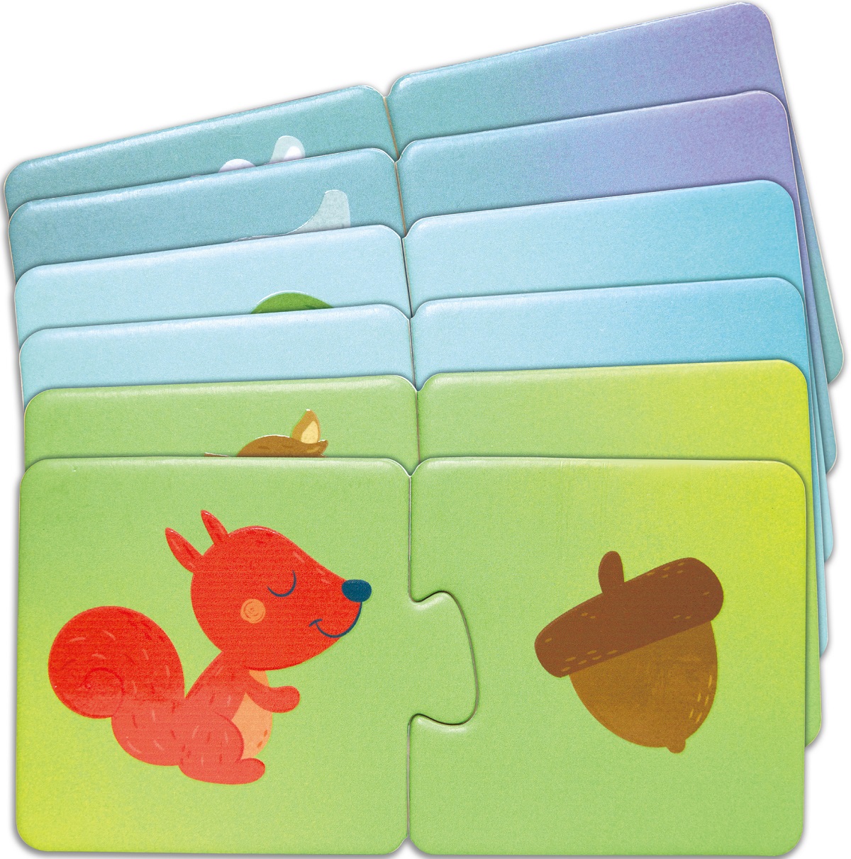 Imaginea produsului 'Puzzle: Potrivește perechea. Animale și gustări'