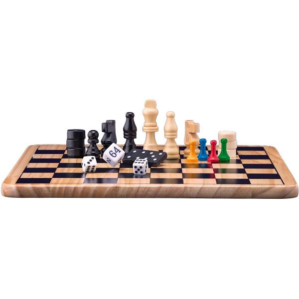 Set jocuri clasice: Sah, Dame, Table, Domino, Nu te supara, Moara, Dame chinezesti