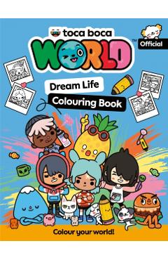 Toca Boca Dream Life Colouring Book - Toca Boca