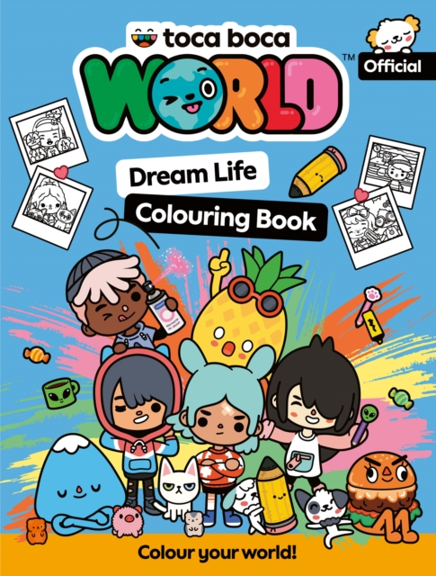 Coperta cărții 'Toca Boca Dream Life Colouring Book - Toca Boca'