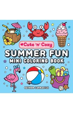 Coperta cărții 'Summer Fun Mini Coloring Book -'