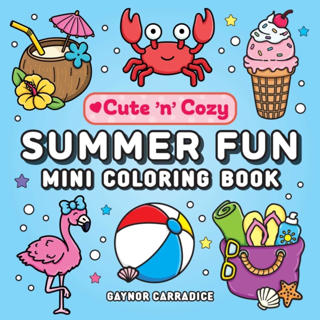 Coperta cărții 'Summer Fun Mini Coloring Book -'