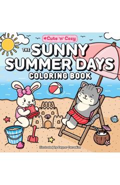 Coperta cărții 'Sunny Summer Days Coloring Book -'