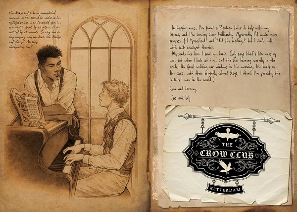 Coperta cărții 'A Darker Shore: Letters from Ketterdam - Leigh Bardugo'