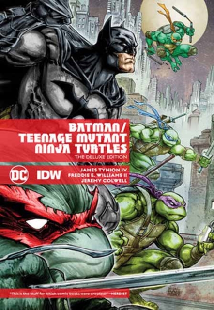 Coperta cărții 'Batman/Teenage Mutant Ninja Turtles Deluxe Edition - James Tynion|williams Iv'