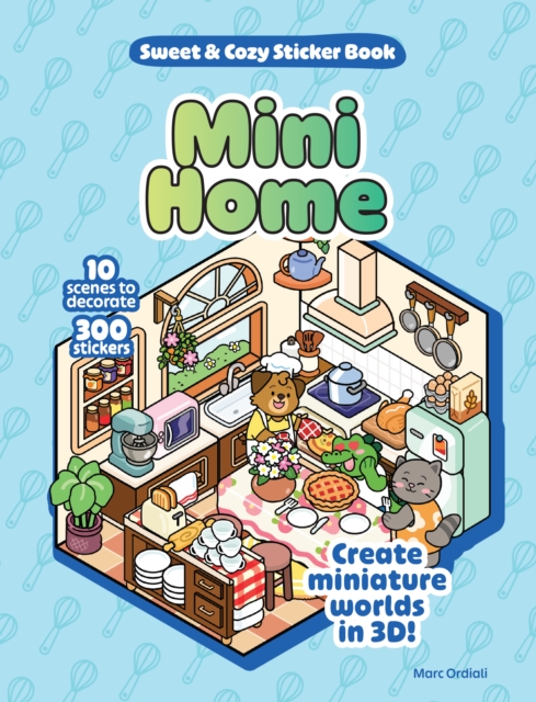 Coperta cărții 'Mini Home Sweet & Cozy Sticker Book - Marc Ordiali'