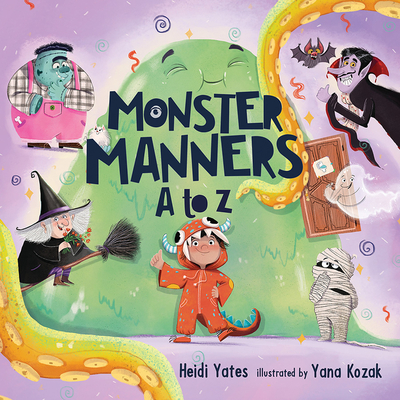 Coperta cărții 'Monster Manners A to Z - Heidi Yates'