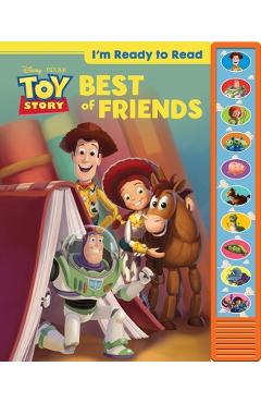 Coperta cărții 'Disney Pixar Toy Story: Best of Friends I'm Ready to Read Sound Book [With Battery] -'