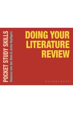 Coperta cărții 'Doing Your Literature Review - Vanessa Van Der Ham'