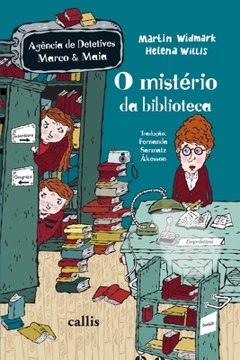 Coperta cărții 'O Mistério da Biblioteca - Martin Widmark'