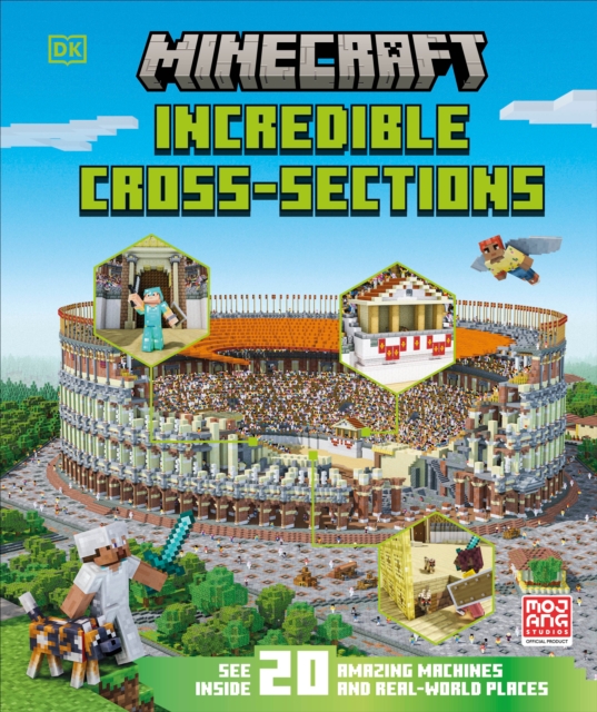 Coperta cărții 'Minecraft Incredible Cross-Sections -'