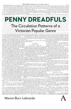 Coperta cărții 'Penny Dreadfuls: The Circulation Patterns of a Victorian Popular Genre - Manon Burz-labrande'