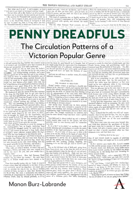 Coperta cărții 'Penny Dreadfuls: The Circulation Patterns of a Victorian Popular Genre - Manon Burz-labrande'