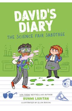 Coperta cărții 'The Science Fair Sabotage - Bunmi Laditan'