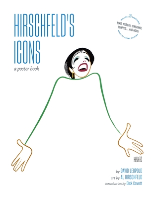 Coperta cărții 'Hirschfeld's Icons: A Poster Book - David Leopold'