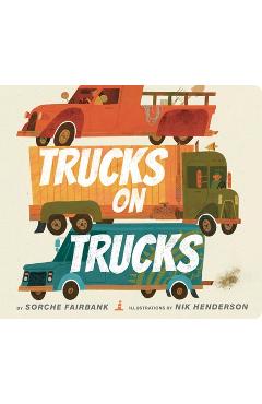 Coperta cărții 'Trucks on Trucks - Sorche Fairbank'