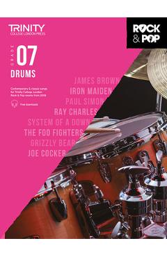 Coperta cărții 'Trinity Rock & Pop 2018 Drums - Book/Online Audio -'