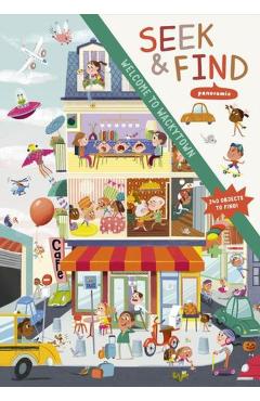 Welcome to Wackytown: Panoramic Seek & Find - Benedetta Capriotti