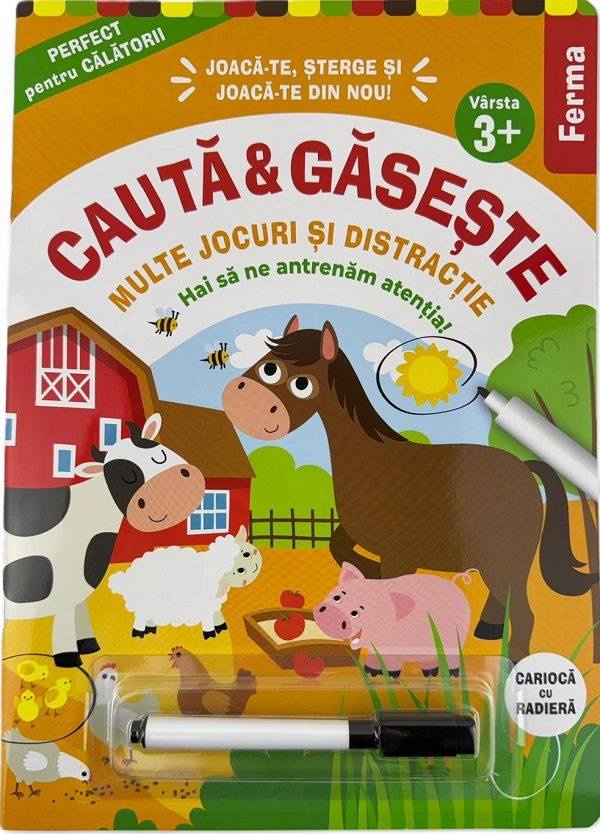 Coperta cărții 'Ferma. Caută și găsește + cariocă'
