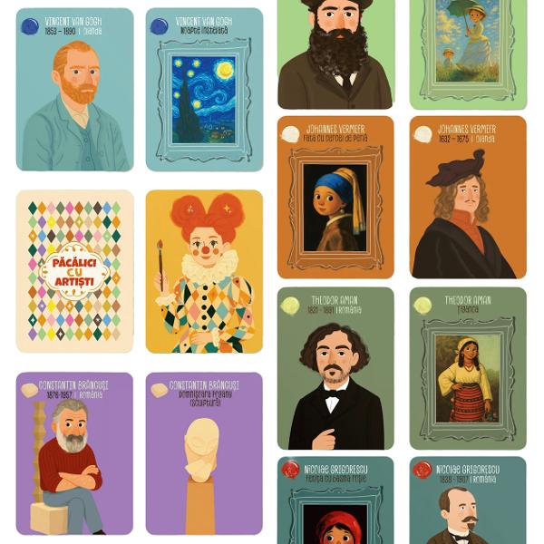 Joc de carti: Pacalici cu artisti