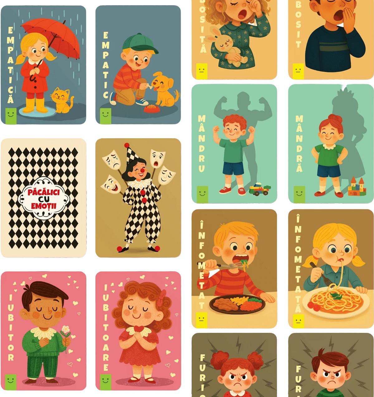 Imaginea produsului 'Joc de cărți: Păcălici cu emoții'