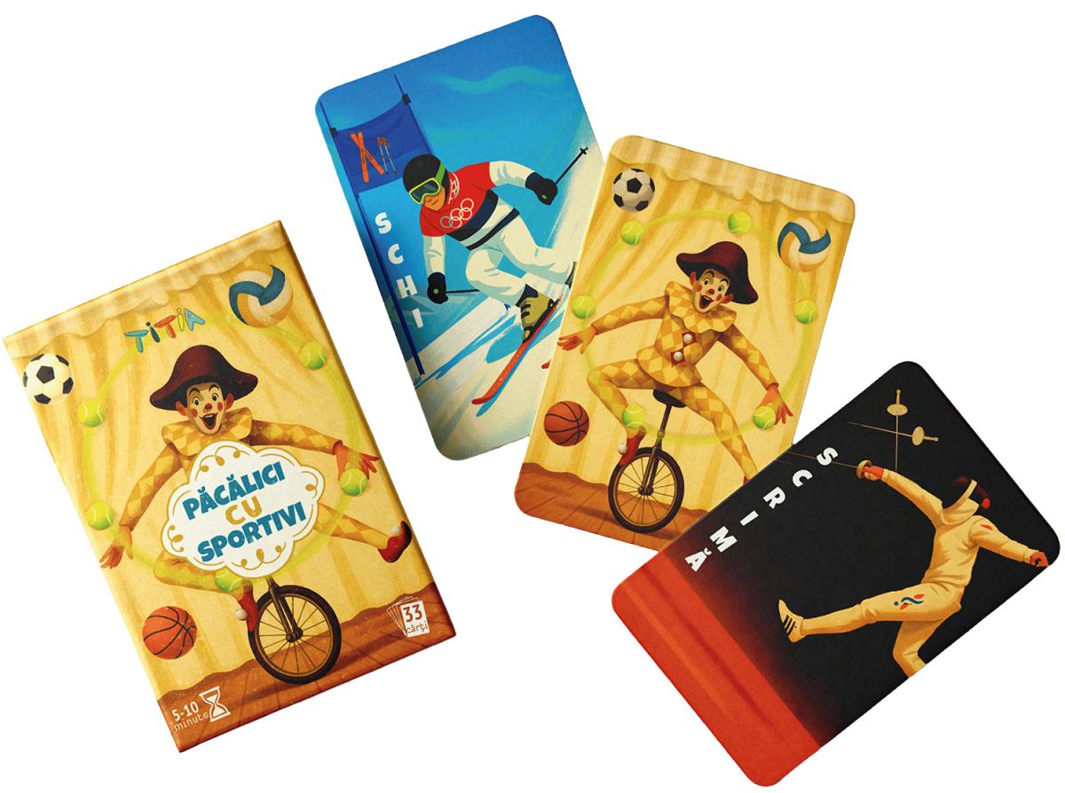 Imaginea produsului 'Joc de cărți: Păcălici cu sportivi'