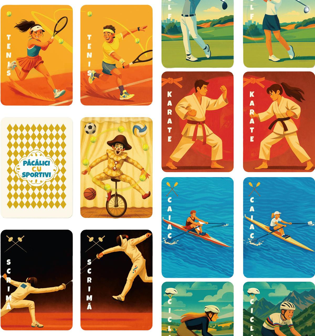 Imaginea produsului 'Joc de cărți: Păcălici cu sportivi'