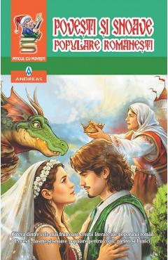 Coperta cărții 'Povești și snoave populare românești'
