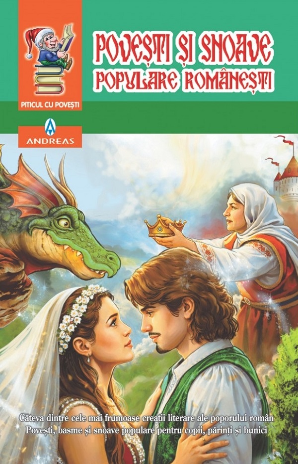 Coperta cărții 'Povești și snoave populare românești'