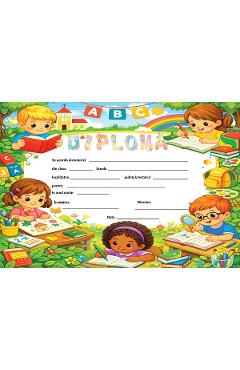 Coperta cărții 'Diplomă școlară pentru ciclul primar'