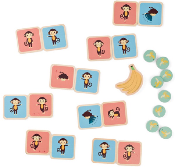 Imaginea produsului 'Joc de memorie și motricitate: Urmărește Maimuțica'