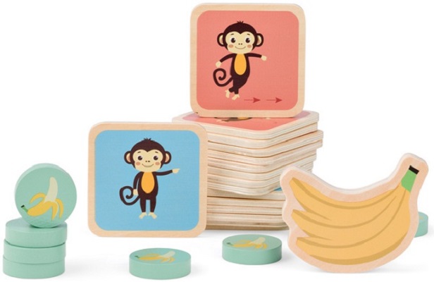 Imaginea produsului 'Joc de memorie și motricitate: Urmărește Maimuțica'