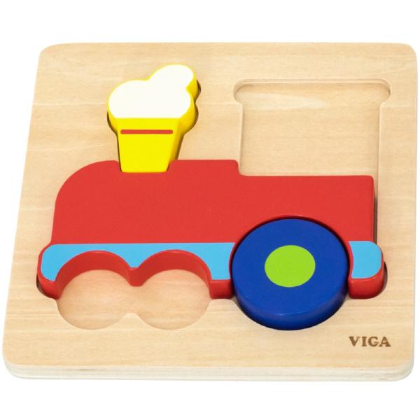 Puzzle din lemn: Trenulet