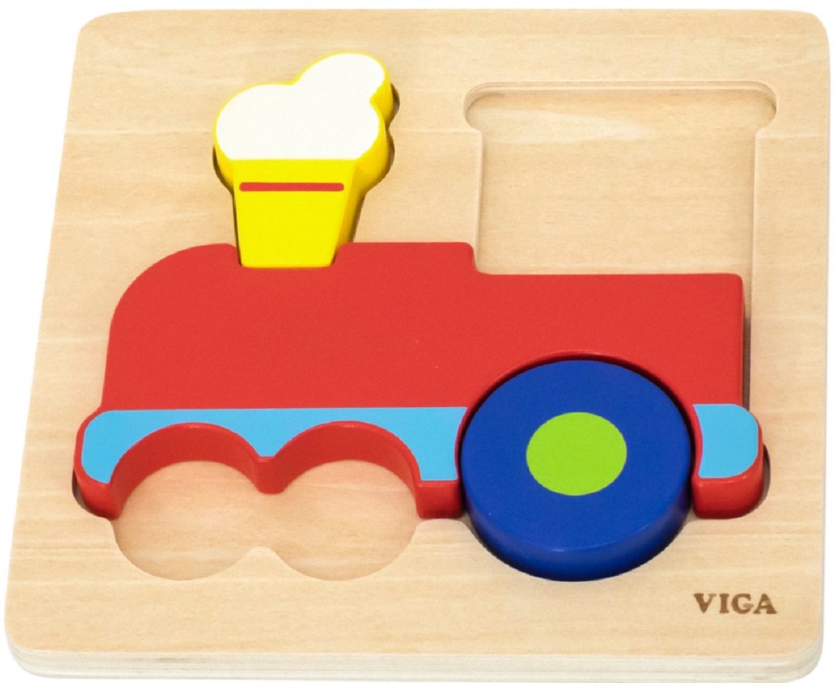 Imaginea produsului 'Puzzle din lemn: Trenuleț'