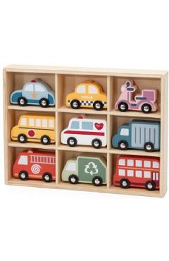 Imaginea produsului 'Set vehicule de oraș în cutie de depozitare'