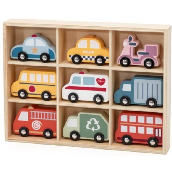 Set vehicule de oras in cutie de depozitare