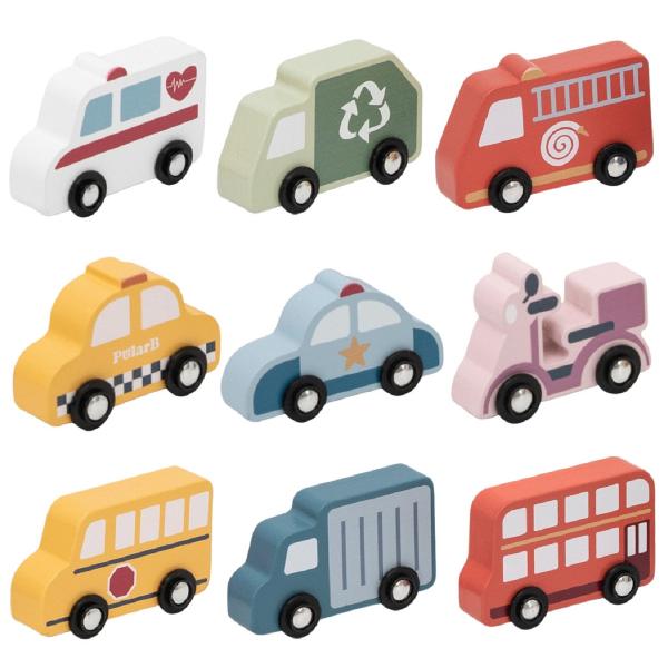Set vehicule de oras in cutie de depozitare