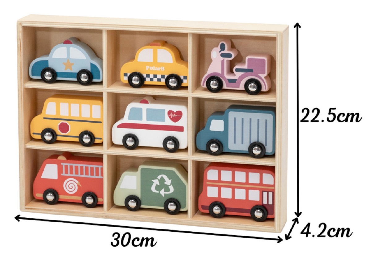 Imaginea produsului 'Set vehicule de oraș în cutie de depozitare'