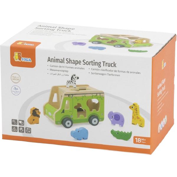 Joc: Camion sortator. Animale salbatice