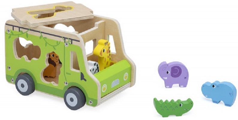 Imaginea produsului 'Joc: Camion sortator. Animale sălbatice'