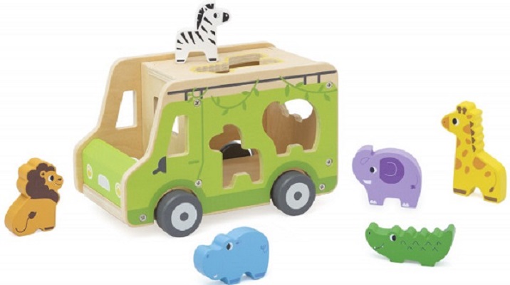 Imaginea produsului 'Joc: Camion sortator. Animale sălbatice'