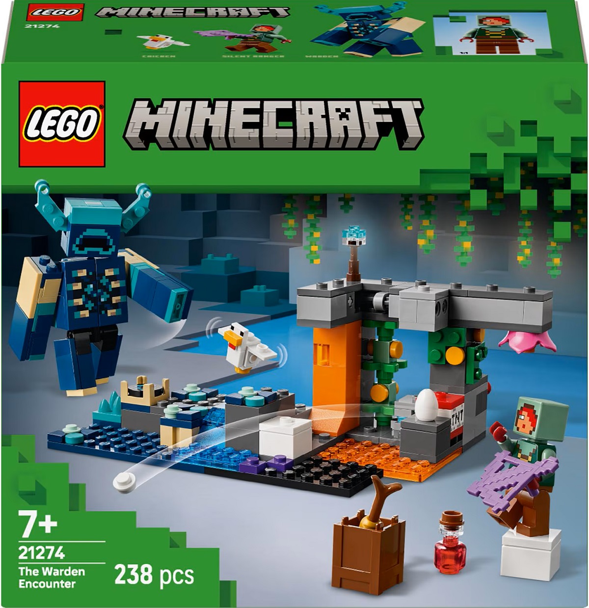 Imaginea produsului 'Lego Minecraft: Întalnirea cu Temnicerul'