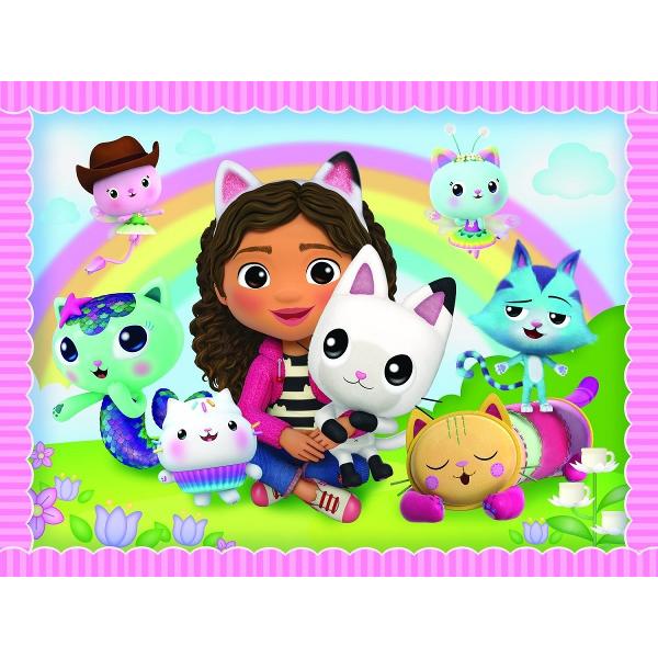 Puzzle 2 in 1 + Memos. Gabby's Dollhouse