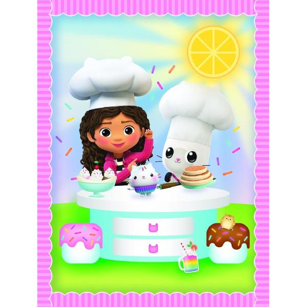 Puzzle 2 in 1 + Memos. Gabby's Dollhouse