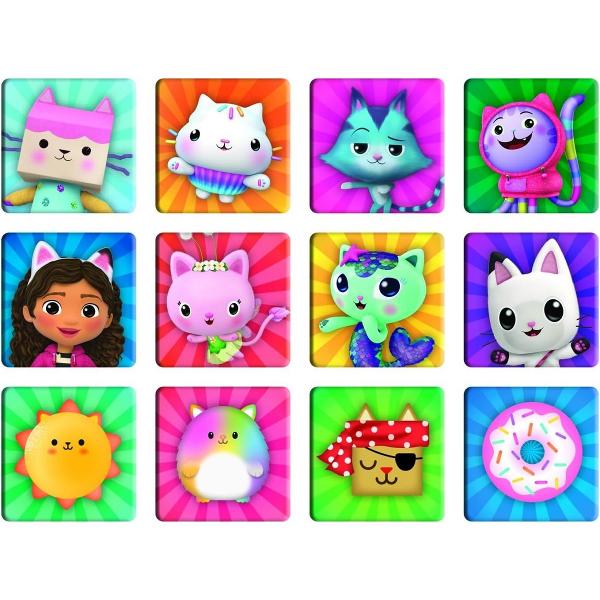 Puzzle 2 in 1 + Memos. Gabby's Dollhouse