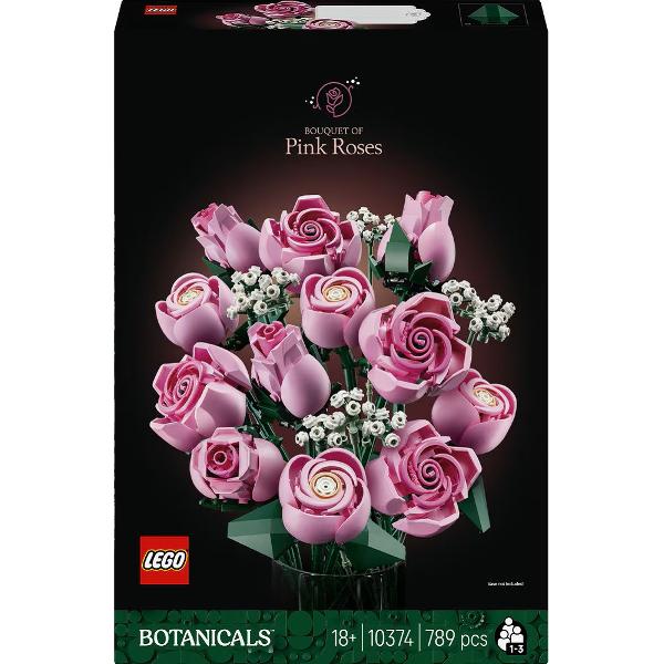 Lego Botanicals: Buchet de trandafiri roz