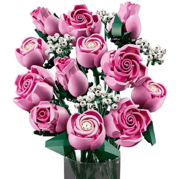 Lego Botanicals: Buchet de trandafiri roz